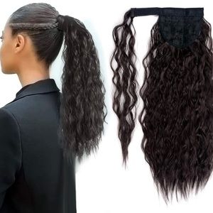 - 22 inch ponytail hair extensions.